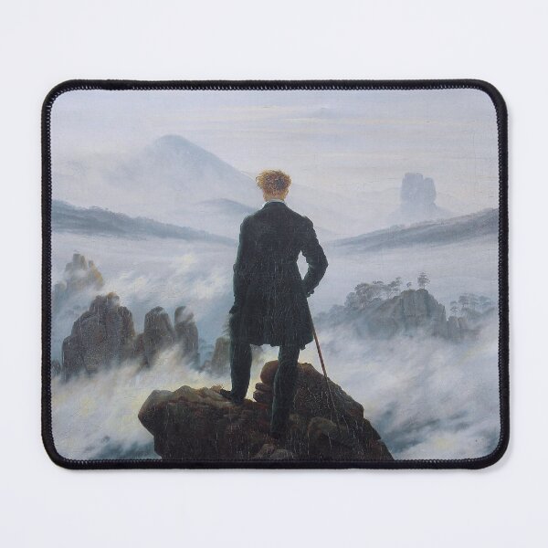 Item preview, Caspar David Friedrich:  The Wanderer Above the Sea of Fog, 1818 designed and sold by Art Outlaws.