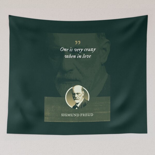 Item preview, Sigmund Freud - One is very crazy when in love designed and sold by Syahrasi.