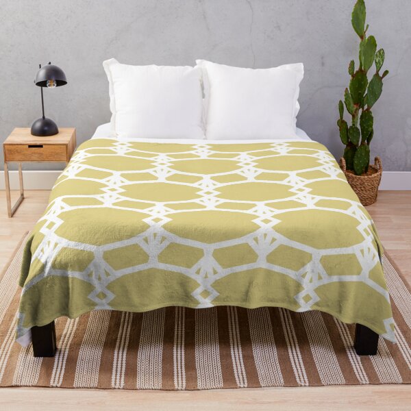 Aperçu de l'œuvre Yellow and White Ornamental Shape Pattern 5 Coordinates w/ Sherwin Williams 2022 Popular Color Chartreuse SW 0073 créée et vendue par ColorOfTheYears.