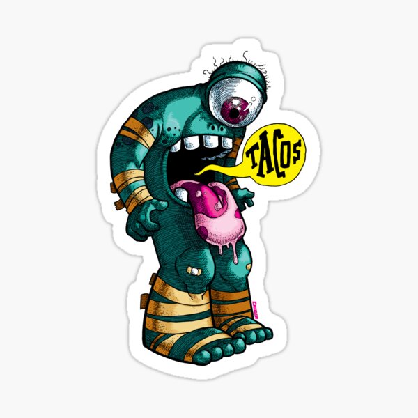 My Whole Body Wants Tacos Sticker