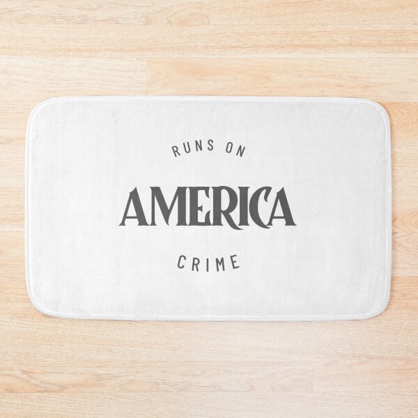 Item preview, America Runs On Crime Funny America Quote Essential Trend designed and sold by Zuuag.