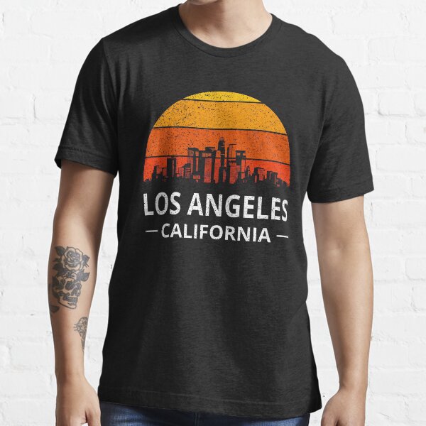 "Vintage Los Angeles California Skyline Pride I" Tshirt for Sale by