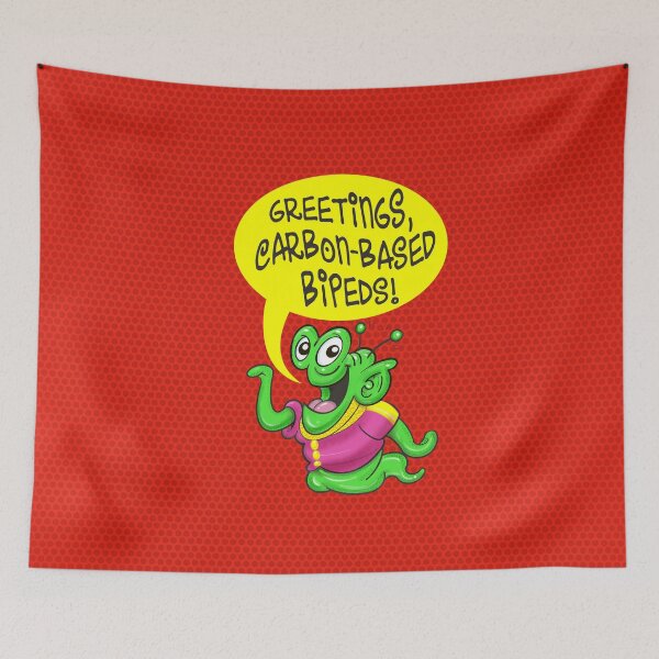 Item preview, Greetings, Carbon-based bipeds! designed and sold by jimbairn.