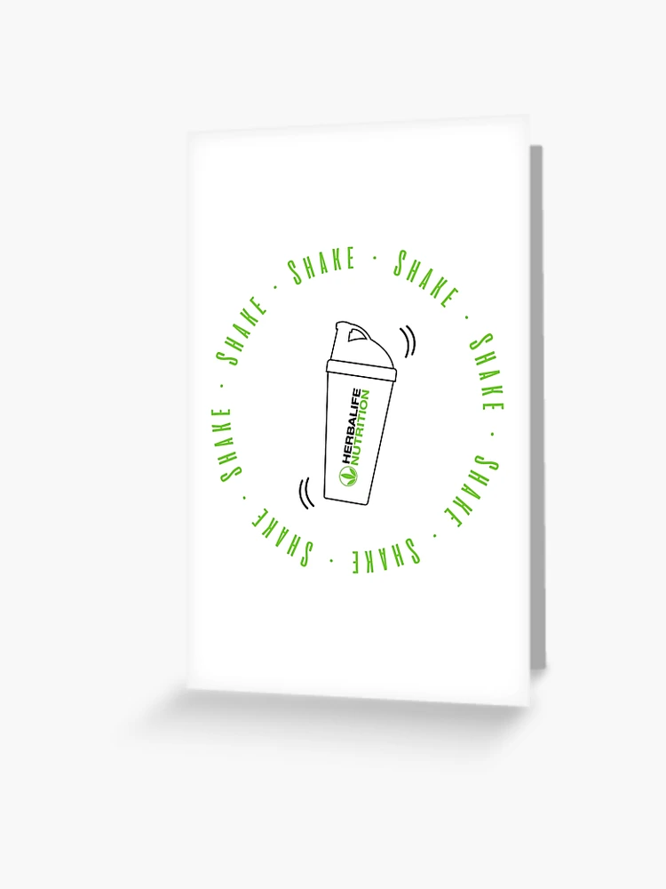 Herbalife Shaker Cup Greeting Card for Sale by worldliketiff