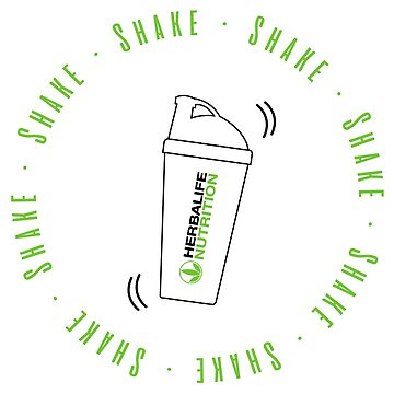 Herbalife Shaker Cup Sticker for Sale by worldliketiff