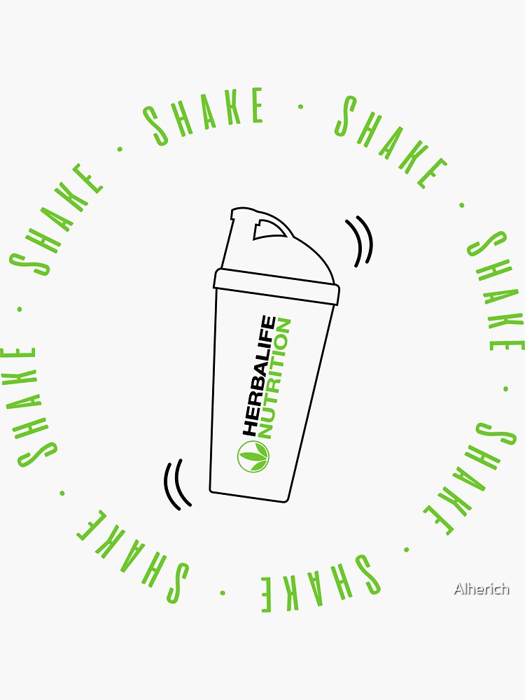 Herbalife Shaker Cup Sticker for Sale by worldliketiff