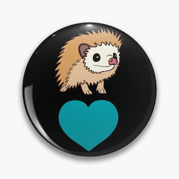 Artikelvorschau, Blauer Herz-Igel für Igel-Liebhaber entworfen und verkauft von Mochi-Merch.