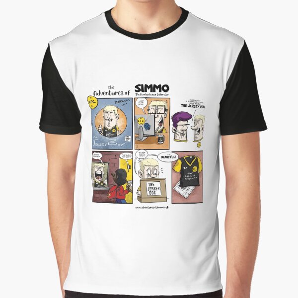 Jersey Box - The Adventures of Simmo Comic Strip Graphic T-Shirt