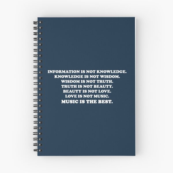 Item preview, Information Is Not Knowledge Zappa quote Essential designed and sold by GhostTshirtz.