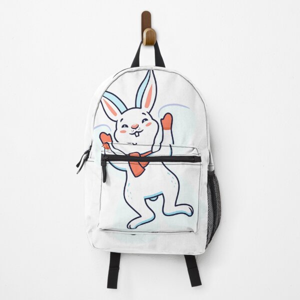 Item preview, Christmas bunny MAKING A SNOW ANGEL designed and sold by Emil1993.