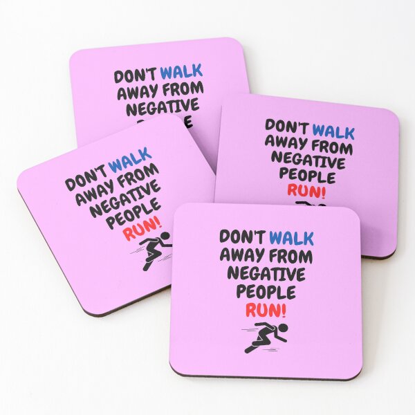 Item preview, Don't Walk Away From Negative People Run! designed and sold by surprise-to-me.