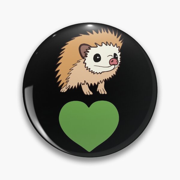 Artikelvorschau, Grüner Herz-Igel für Igel-Liebhaber entworfen und verkauft von Mochi-Merch.