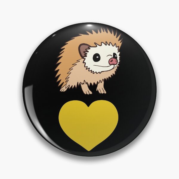 Artikelvorschau, Gelber Herz-Igel für Igel-Liebhaber entworfen und verkauft von Mochi-Merch.