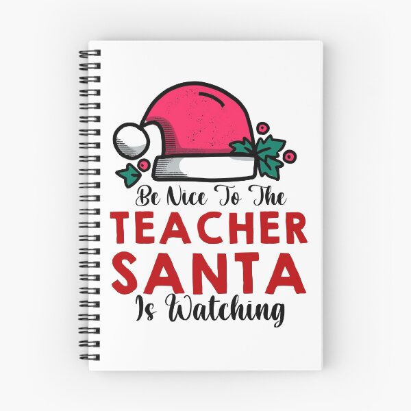 Item preview, Be Nice To The Teacher Santa Is Watching-Teacher Christmas gifts  designed and sold by NiceSpot.