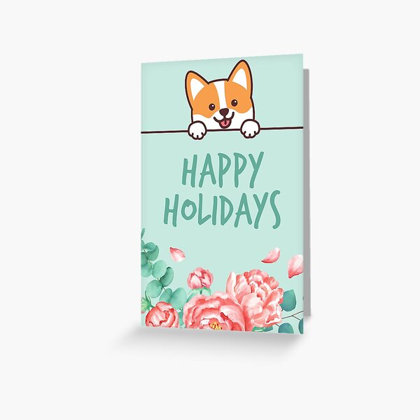 Cute Corgi Universal Card Greeting Card