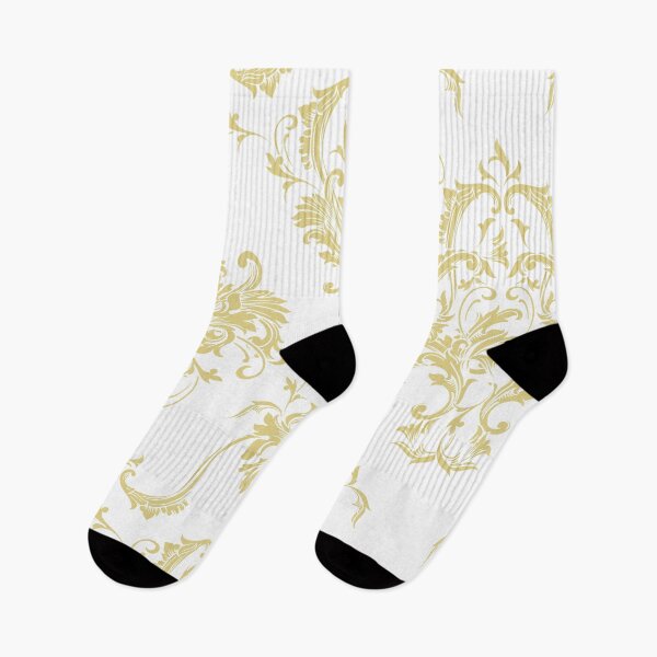 Artikelvorschau, Yellow and White Damask Scroll Baroque Pattern Coordinates w/ Sherwin Williams 2022 Popular Color Chartreuse SW 0073 entworfen und verkauft von ColorOfTheYears.