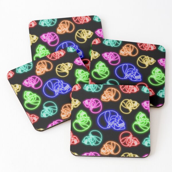 Item preview, Neon Skulls designed and sold by Pear Tree Studio.