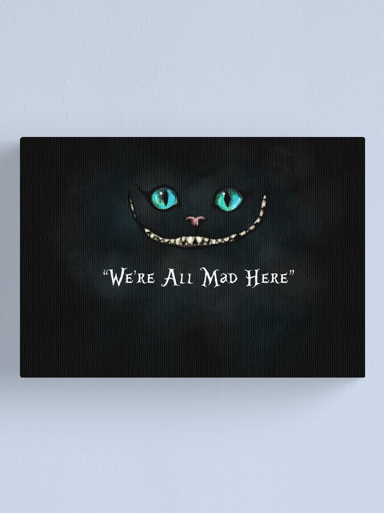 Cheshire Cat Canvas Print By Xxfreak Redbubble
