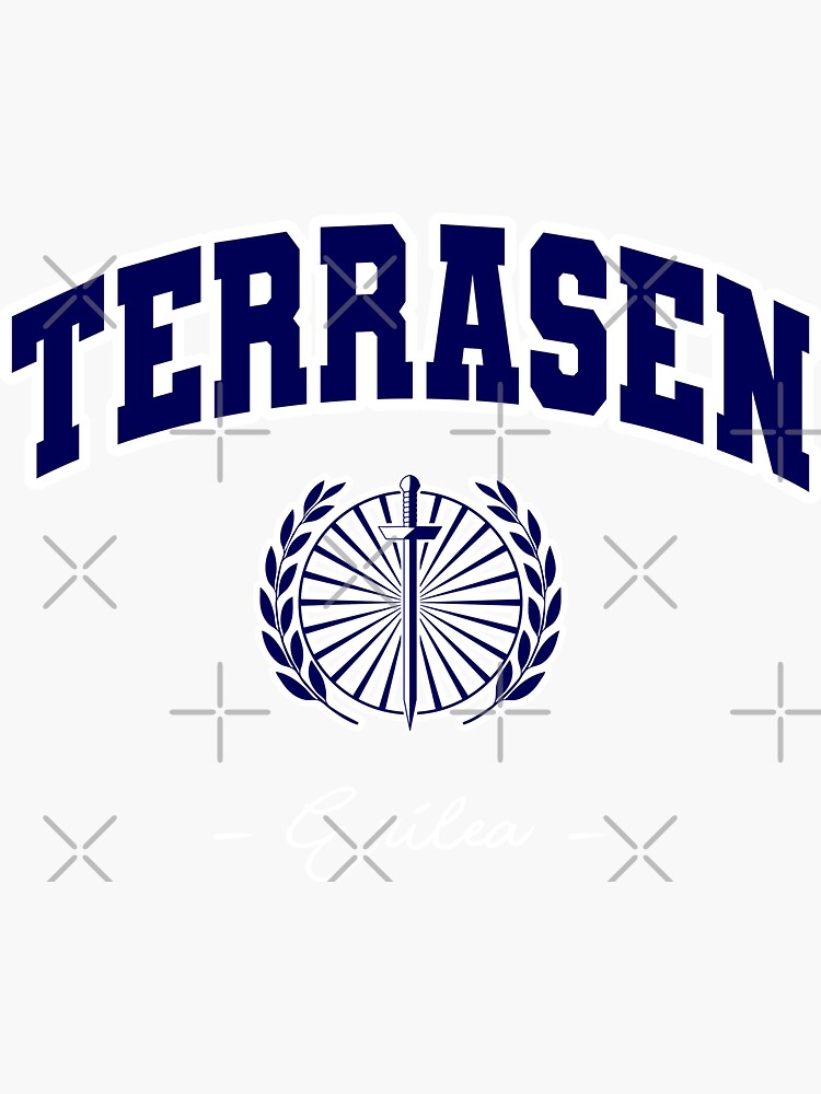 Throne Of Glass Terrasen College Design Sticker For Sale By Ginabirki Redbubble 2139