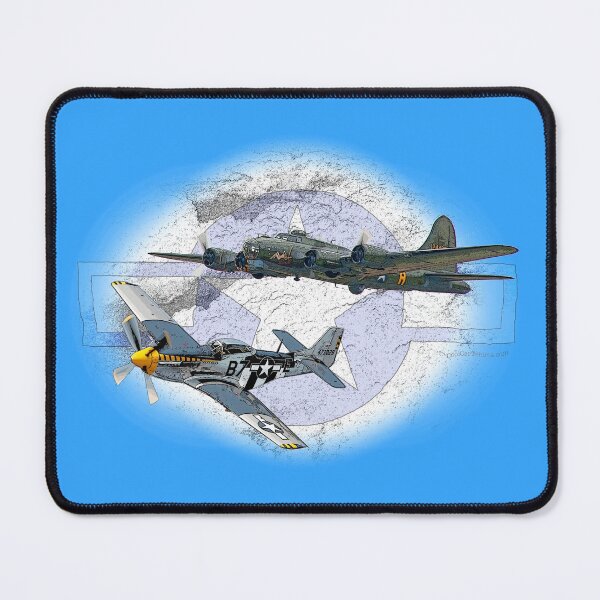 Item preview, P-51 Mustang flying escort for B17 designed and sold by CoolCarVideos.
