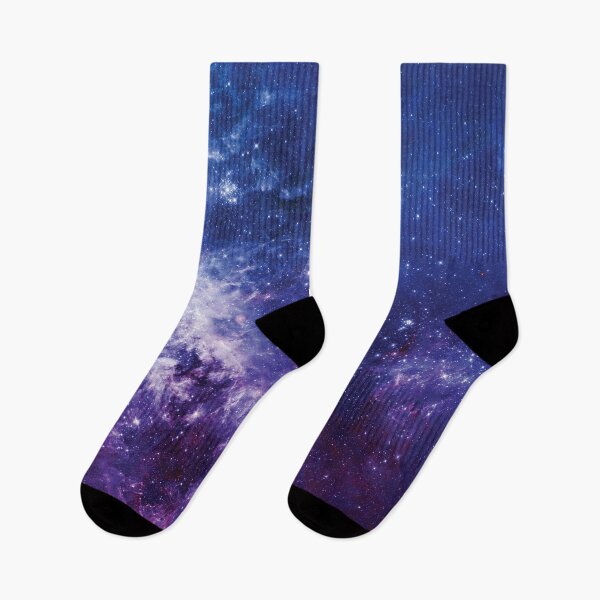 Item preview, Space Socks - Blue designed and sold by theblueofmyeye.