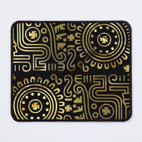 Item preview, mayan artwork gold designed and sold by jhojho.
