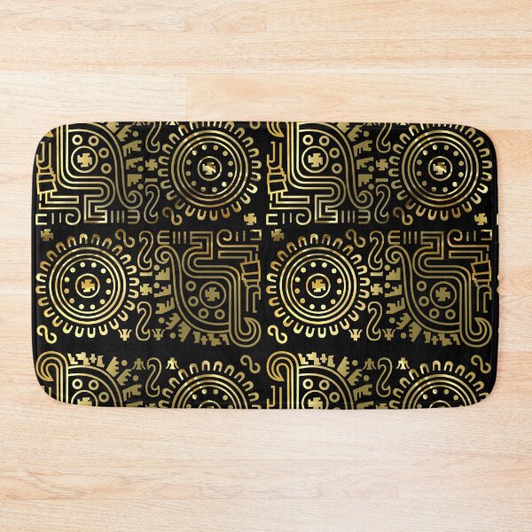 Item preview, mayan artwork gold designed and sold by jhojho.