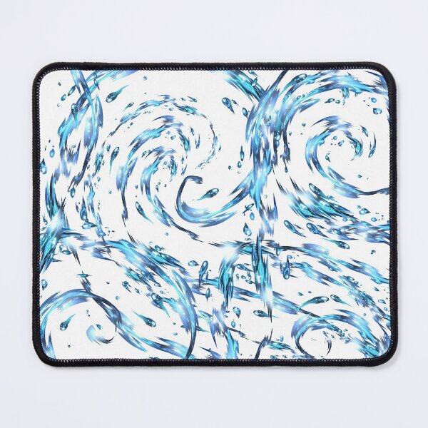 Aperçu de l'œuvre Danse de l'eau abstraite (Ver. Fond blanc.) créée et vendue par MoonCreat.