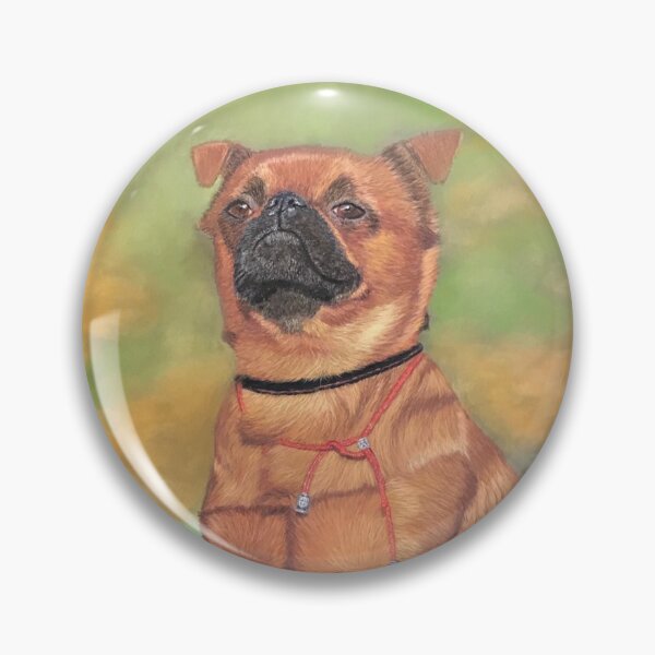 Item preview, Petit brabançon portrait designed and sold by BelgianDogs.