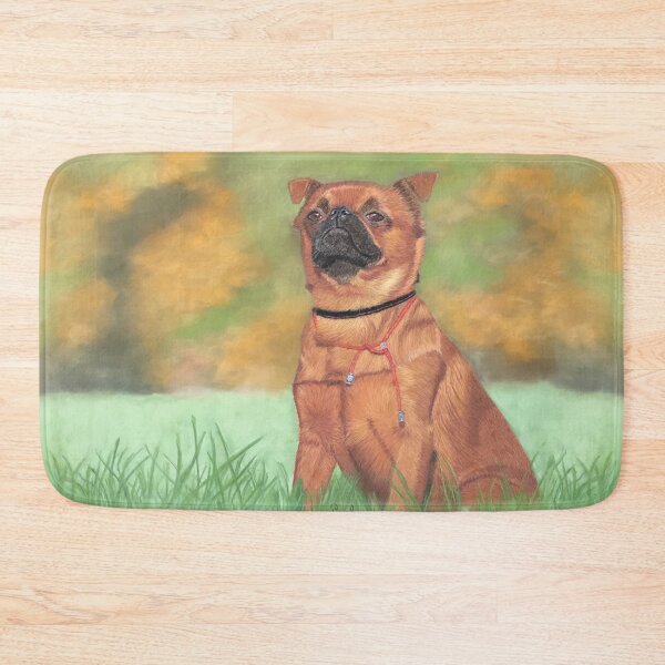 Item preview, Petit brabançon portrait designed and sold by BelgianDogs.