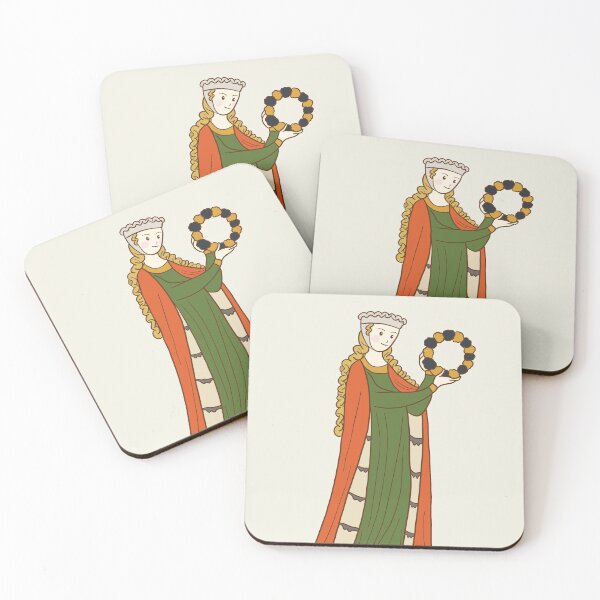 Item preview, Cute and Colorful medieval Woman History Art Drawing designed and sold by MariOyama.