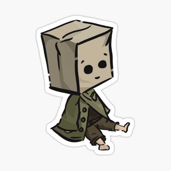 The Little Nightmares 2 Six And Mono - Little Nightmares 2 - Sticker