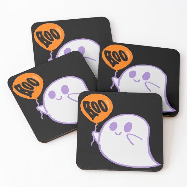 Item preview, Adorable ghost with a balloon designed and sold by oko-designs.