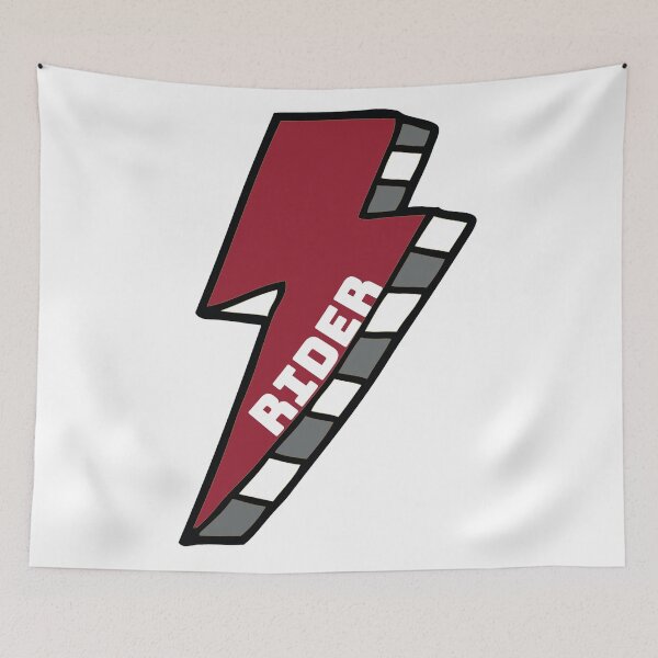 Item preview, Rider University Lightning Bolt designed and sold by kkosmicki.