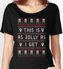 Emo Gothic Ugly Christmas Sweater Women's Relaxed Fit T-Shirt
