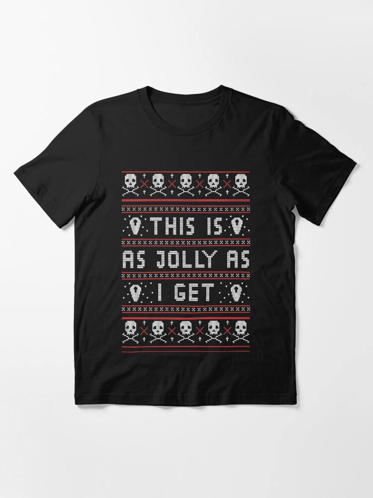 Thumbnail 3 of 7, Essential T-Shirt, Emo Gothic Ugly Christmas Sweater designed and sold by fallenapple.