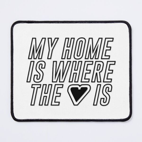 Item preview, My home is where the heart is (black) designed and sold by didijuca.