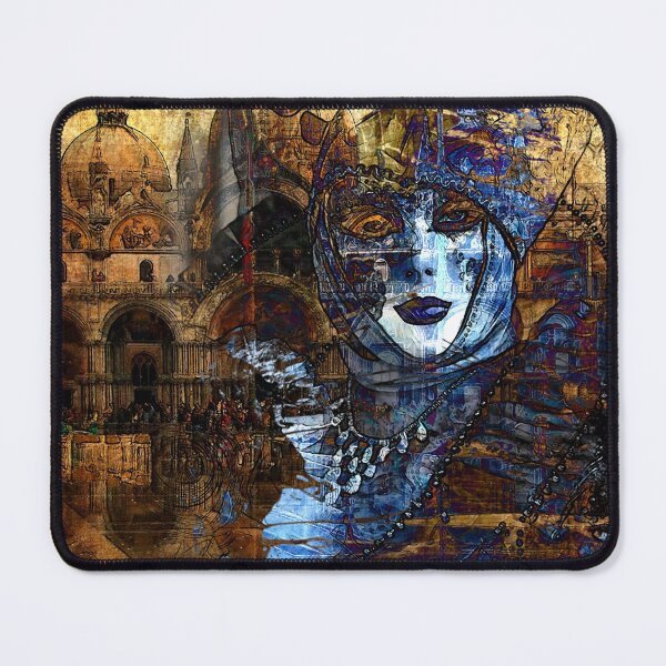 Item preview, Venice Carnival. Mask Blue Princess designed and sold by CatCoconut-Art.