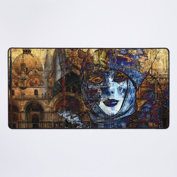 Item preview, Venice Carnival. Mask Blue Princess designed and sold by CatCoconut-Art.