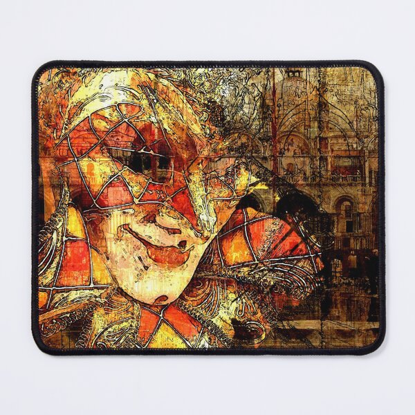 Item preview, Carnival in Venice. Red Joker mask designed and sold by CatCoconut-Art.