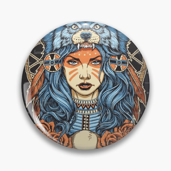 Item preview, Native American Girl designed and sold by VibiStore.