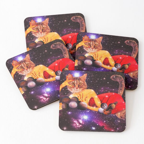 Item preview, Space Cat Goddess designed and sold by EmmiLooArt.