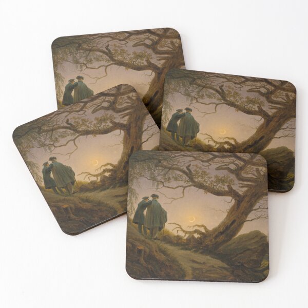 Item preview, Caspar David Friedrich, Two Men Contemplating the Moon, ca. 1825-30, Metropolitan Museum of Art, New York, NY, USA. designed and sold by Art Outlaws.