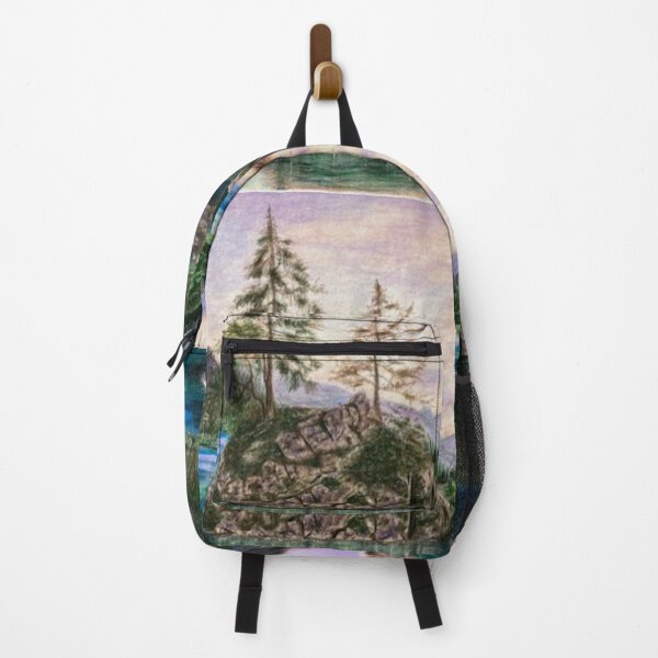 Item preview, Sunset in the middle of nature| landscape art designed and sold by NathBros.