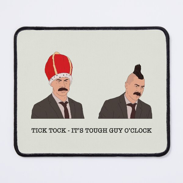 Item preview, Tick Tock It’s Tough Guy O’Clock designed and sold by thebcarts.