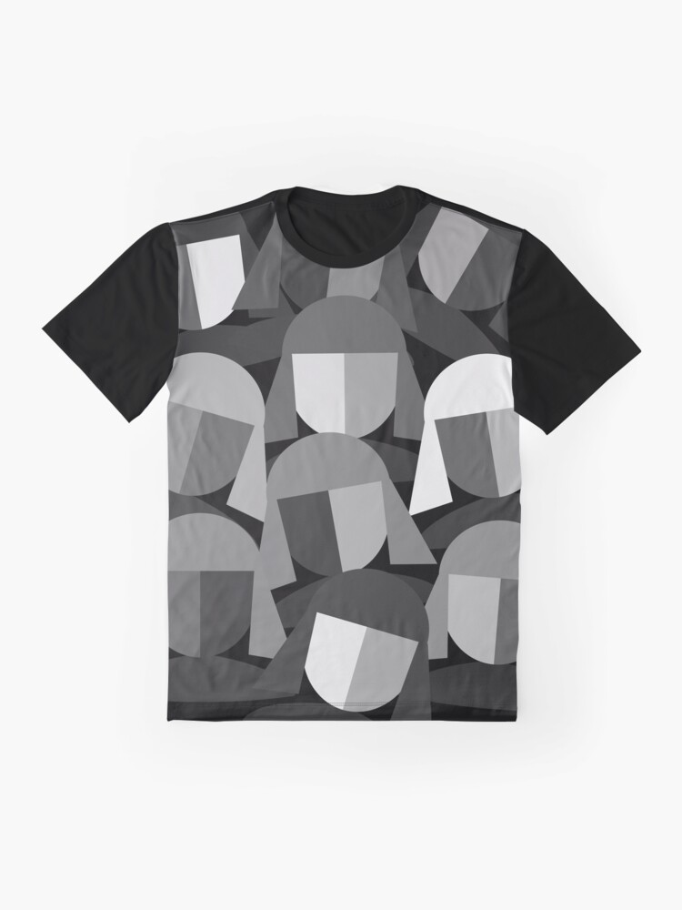 Alternate view of Faces Abstract Graphic T-Shirt