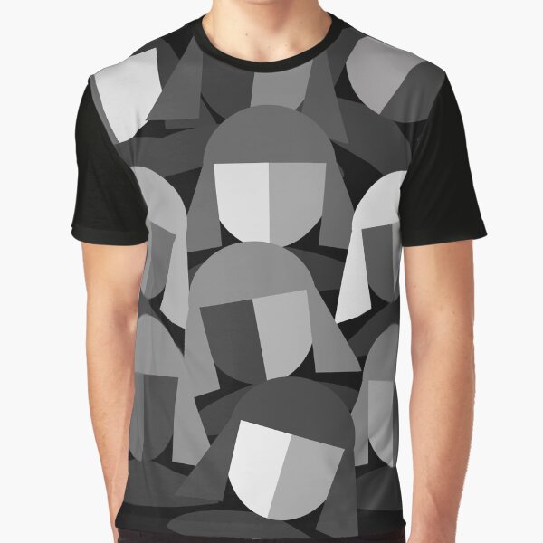 Faces Abstract Graphic T-Shirt