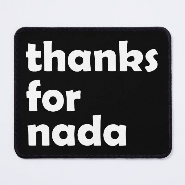 Item preview, Thanks for nada (white) designed and sold by Groenendijk.