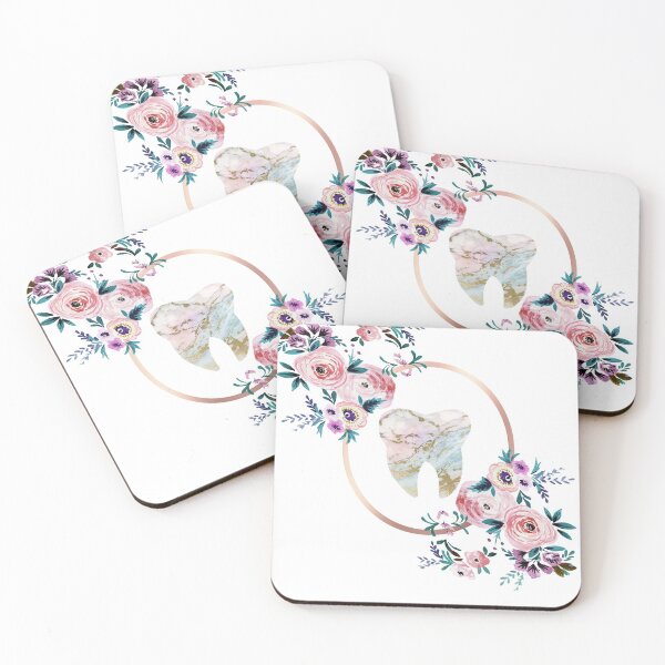 Item preview, Dentist/Dental Assistant Floral Dental Logo  designed and sold by einora88.