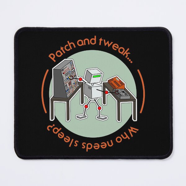 Item preview, Robot Music Producer Playing Modular Synthesizer designed and sold by AtomicMalibu.
